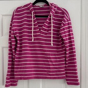 J. Crew hooded sweatshirt pullover top